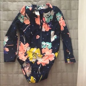 Toddler long sleeve bathing suit